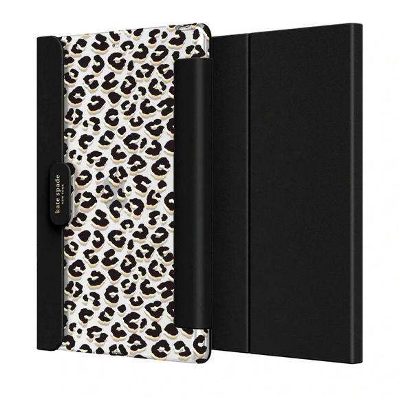 NWOT Kate Spade New York Protective Folio For iPad 9/8/7 Gen 10.2” Leopard - Picture 1 of 7